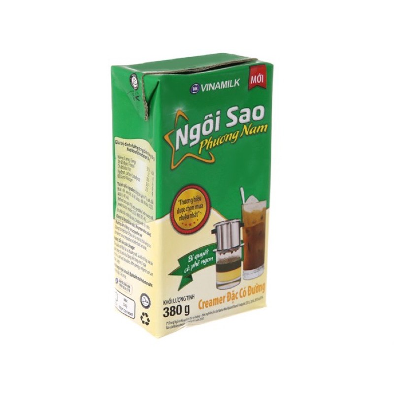 Sữa đặc Ngôi sao Phương Nam xanh lá 380g