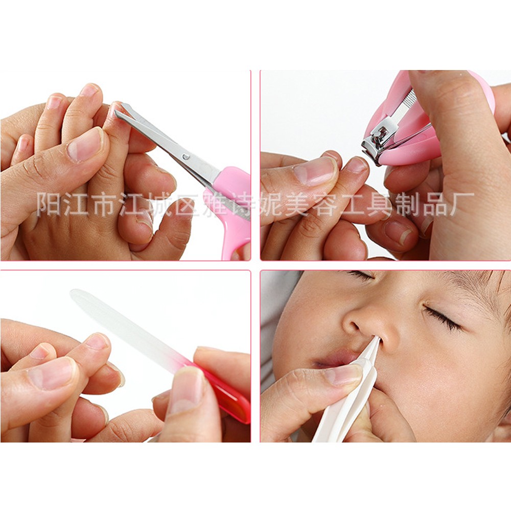 Bộ sản phẩm cắt móng  tay, vệ sinh tai mũi cho bé
