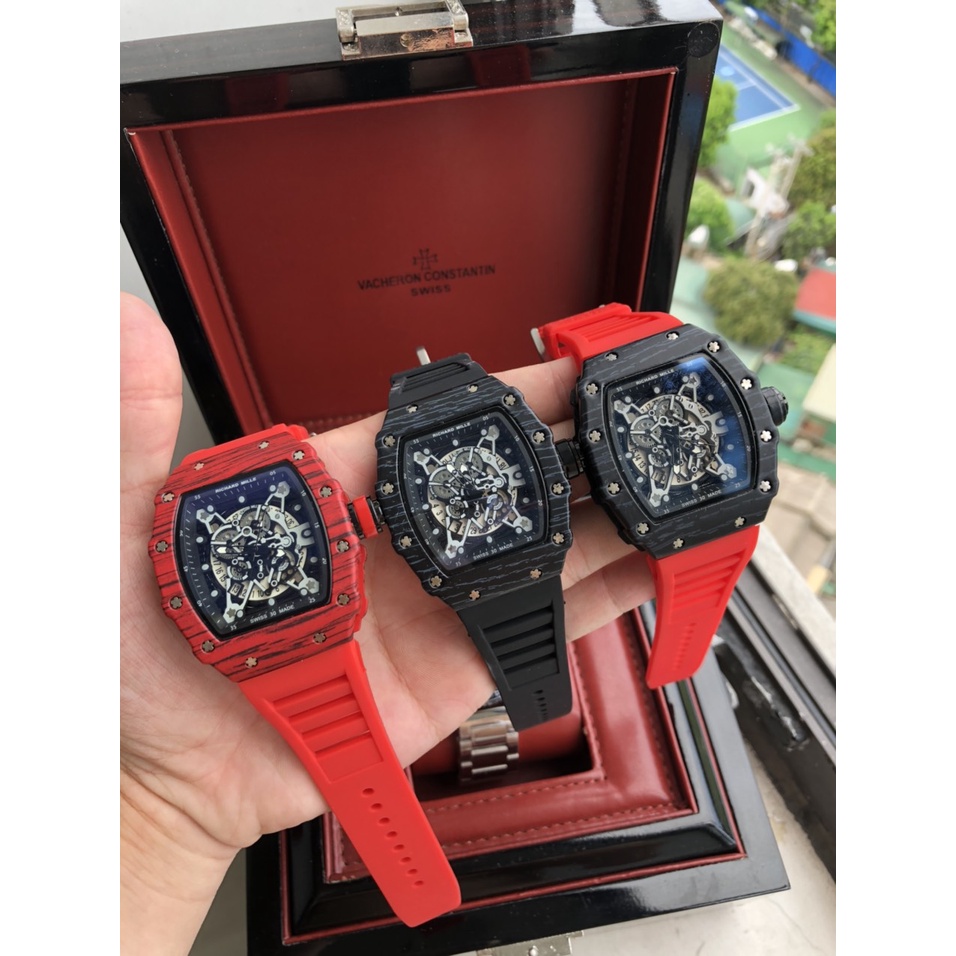 Đồng Hồ Nam RM35-02 RAFA Vân carbon Sẵn Hàng 2021