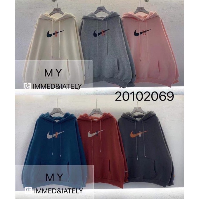 [Mã 12FASHIONSALE1 giảm 10K đơn 50K] Áo hoodie dày dáng rộng chuẩn hàng QC | WebRaoVat - webraovat.net.vn