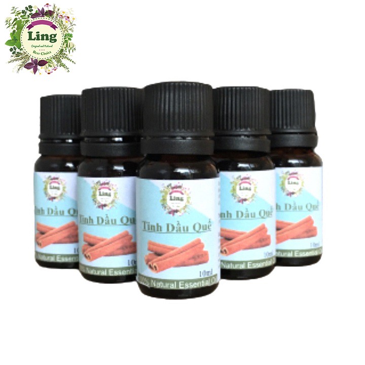 Combo 10 chai Tinh dầu Quế 10ml Thiên Nhiên Nguyên Chất 100% khử mùi, xông phòng