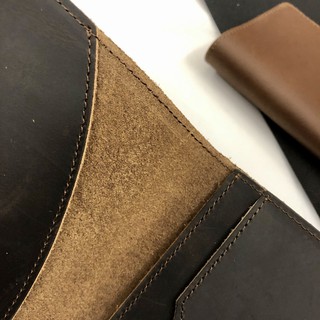 Ví Passport da sáp may thủ công 14x10 cm