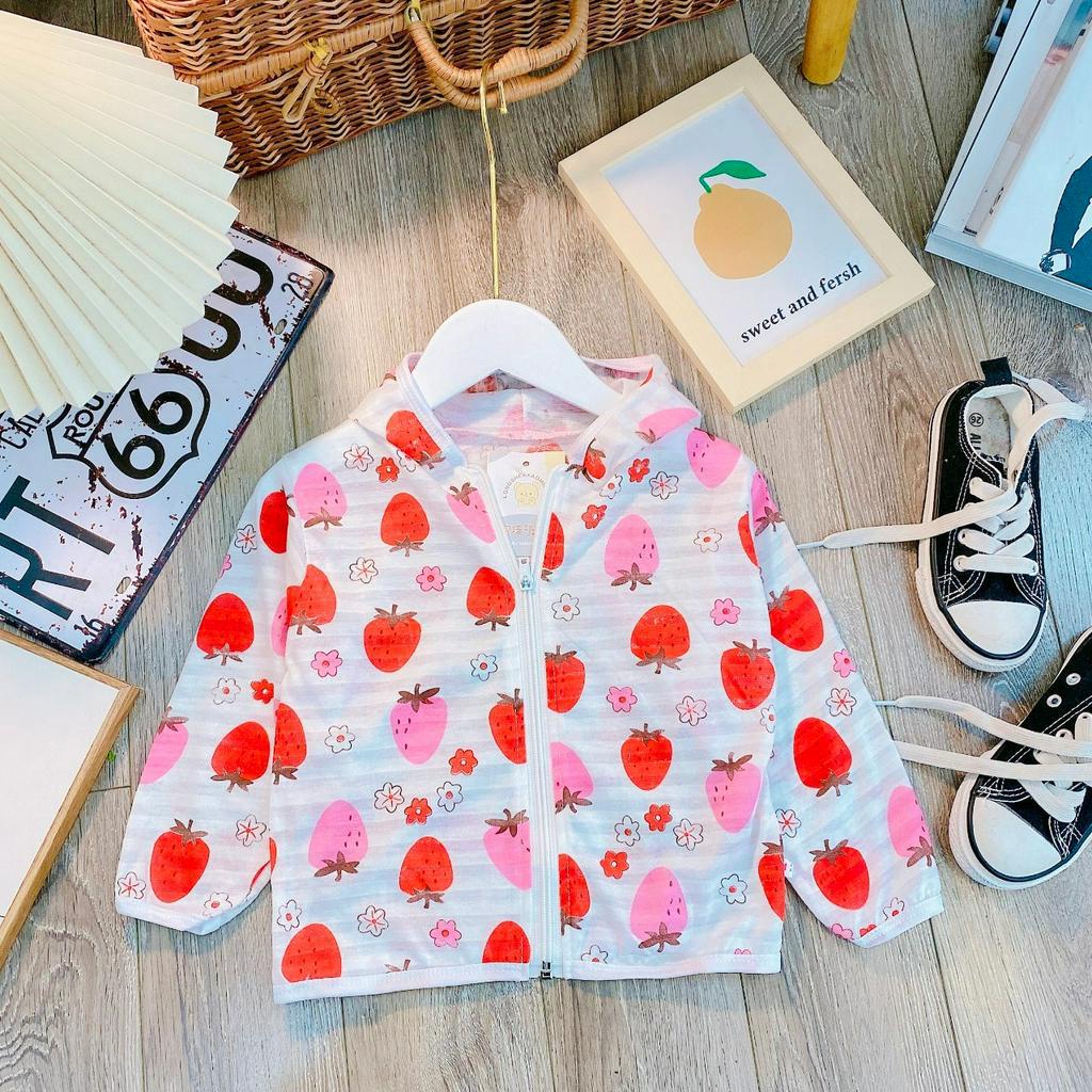 Áo khoác chống nắng cho bé sơ sinh - Chất Cotton Tre thoáng mát cho bé từ 3-13KG