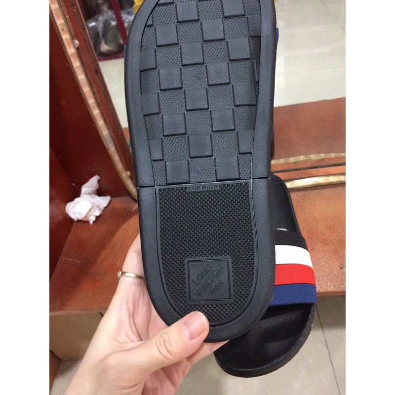 Dép Nam Quai Ngang LV CAO SU full size 38-43