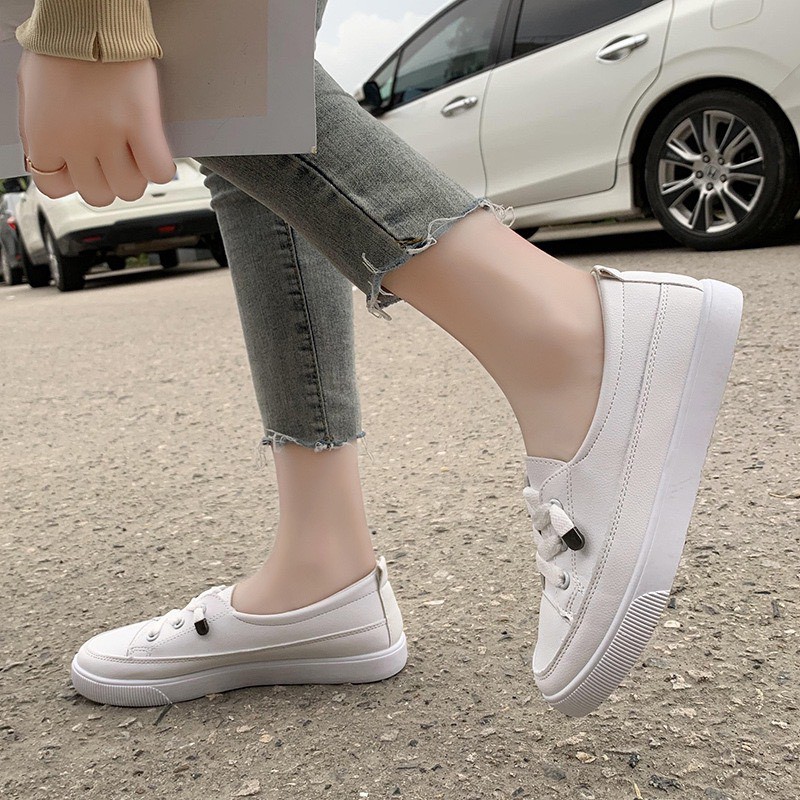 (ẢNH THẬT) GIÀY SLIPON NỮ/ GIÀY SLIP ON QUỐC DÂN