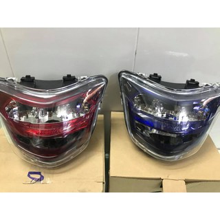 Choá Đèn Pha LED 2 Tầng Đỏ Và Xanh Cao Cấp Art Cho Yamaha EX150