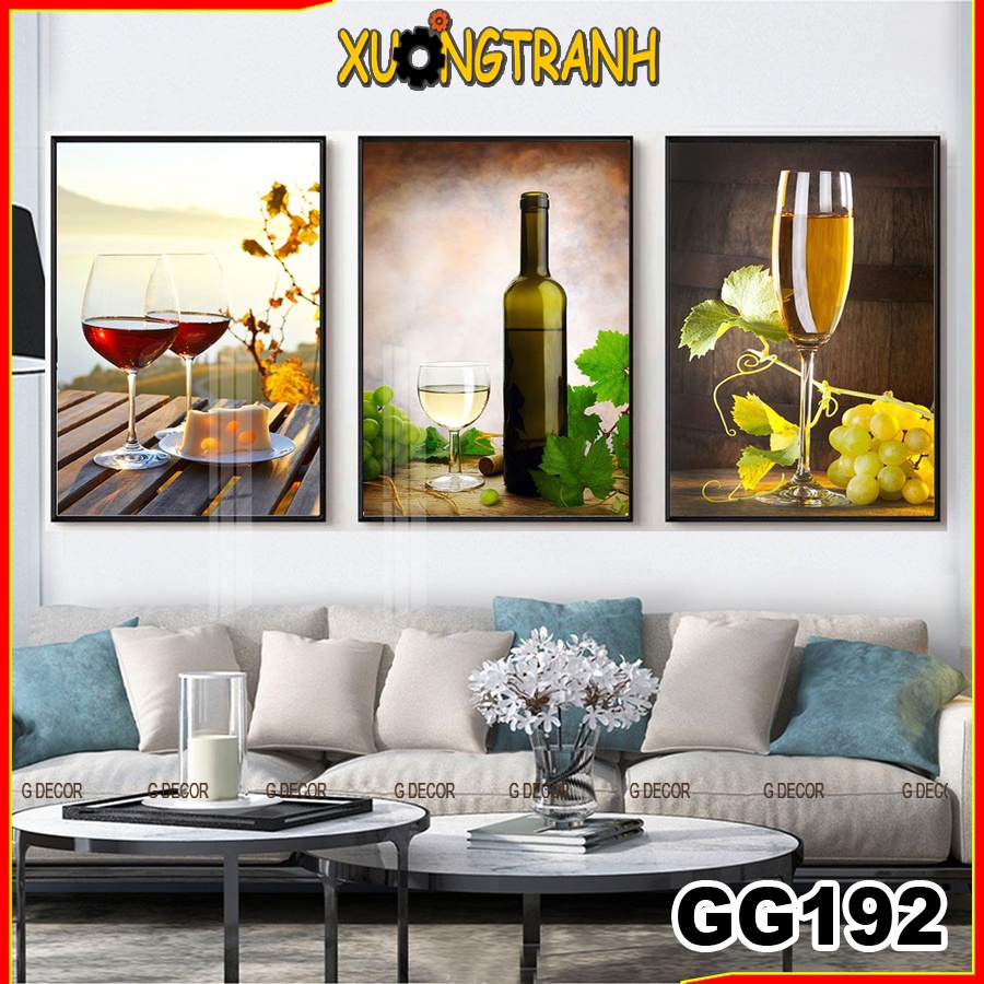 Tranh treo tường canvas 3 bức phong cách Bắc Âu 192, tranh decor, trang trí phòng khách, phòng ngủ, phòng ăn,spa