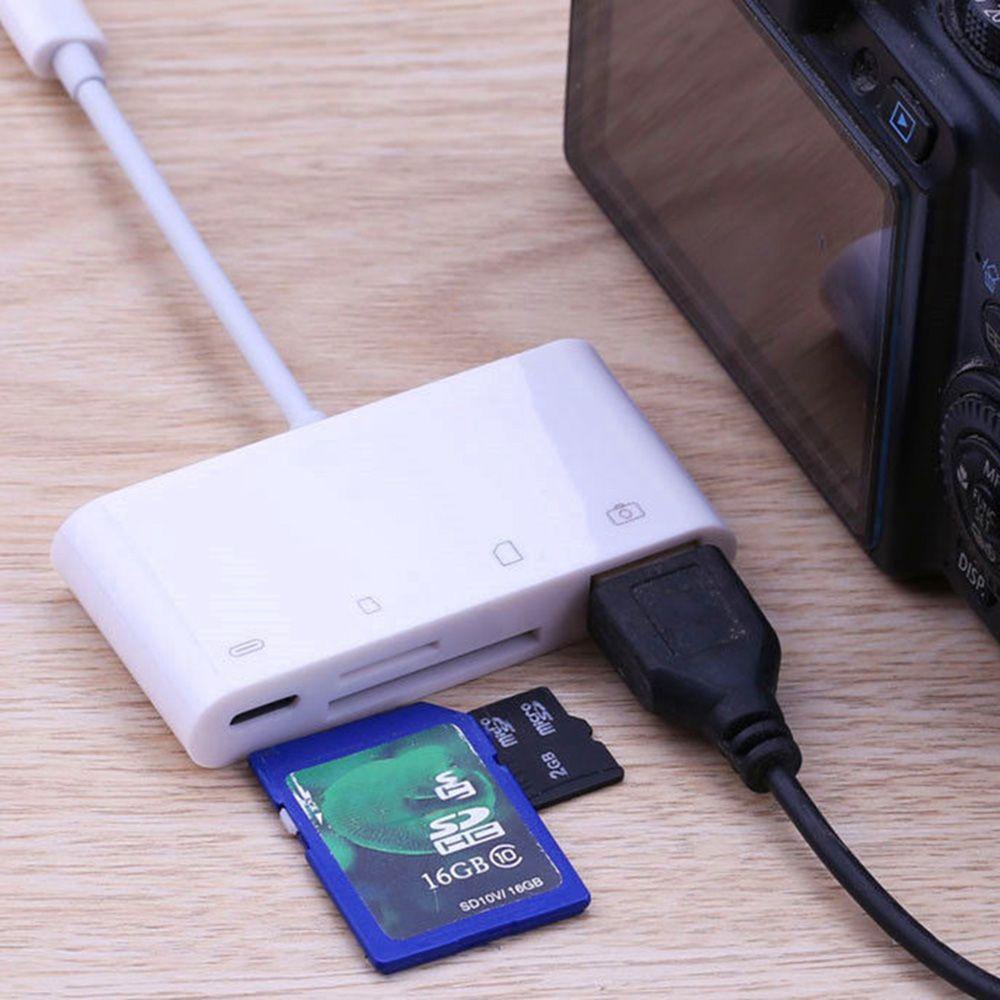 Đầu Chuyển Đổi OTG IOS Light-ning Sang SD TF USB Cho iPhone X XS MAX XR 6 7 8 iPad
