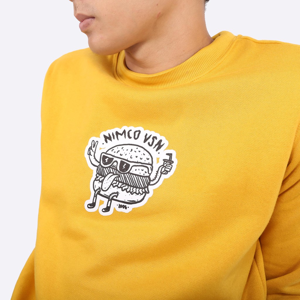 Bộ Đồng Hồ Thể Thao Nimco + Áo Sweater Màu Vàng - Play01-T015