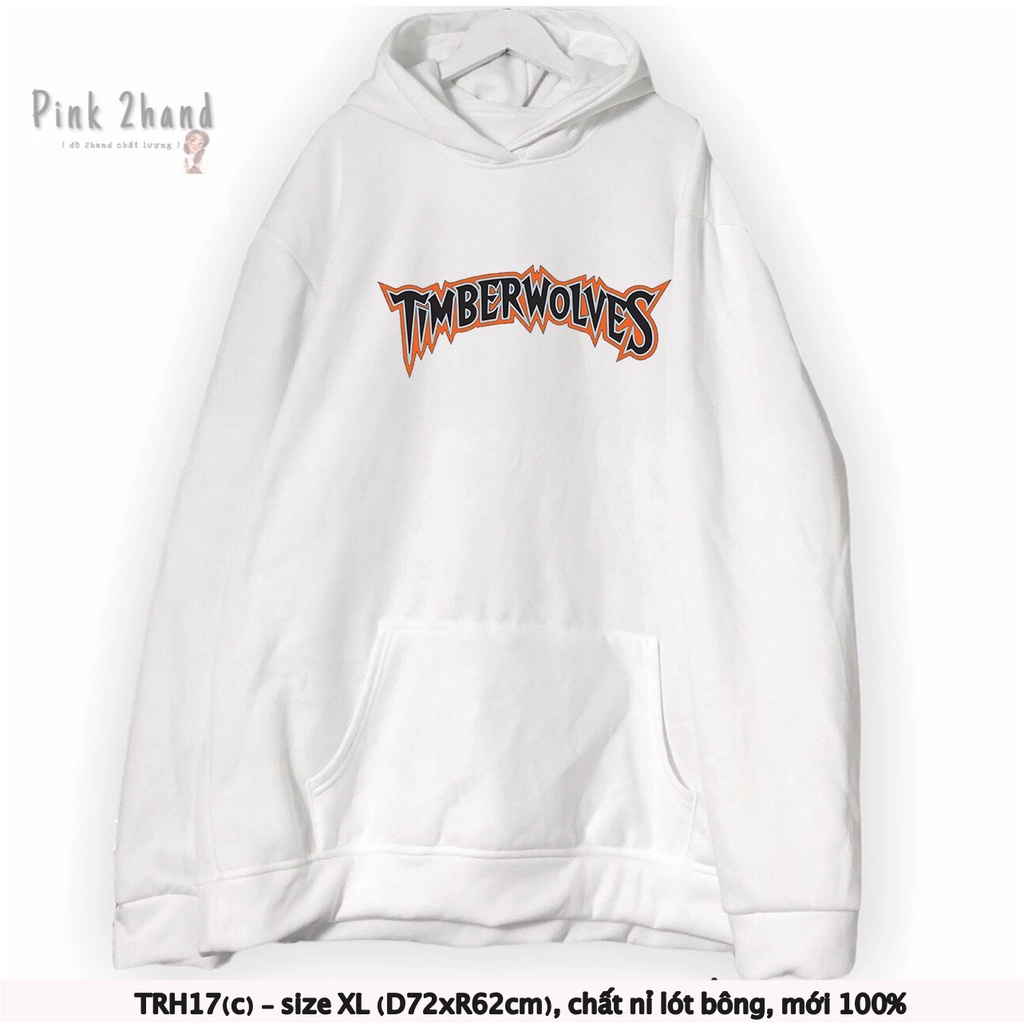 Áo Hoodie nữ, nam 2hand, chất dày, size XL/XXL - 160122-2