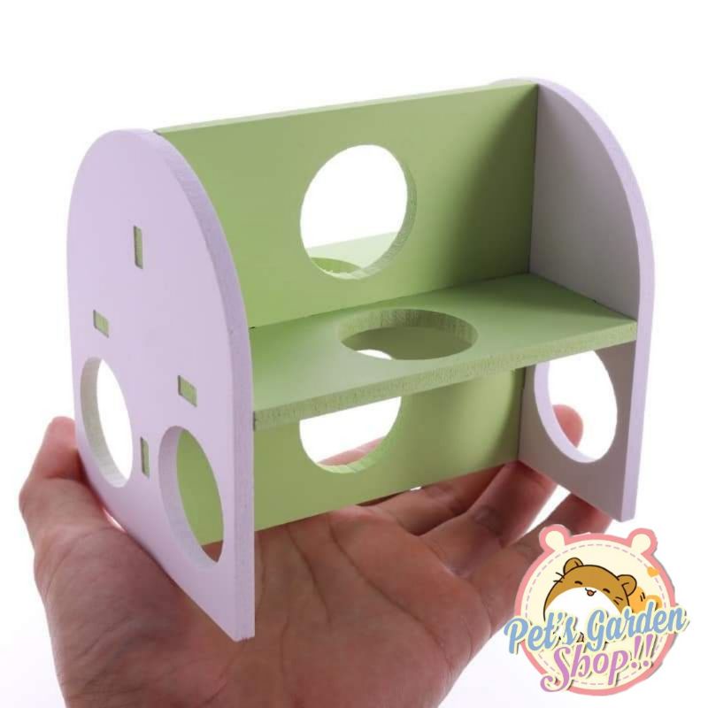 Nhà chui vận động bằng gỗ ép cho hamster