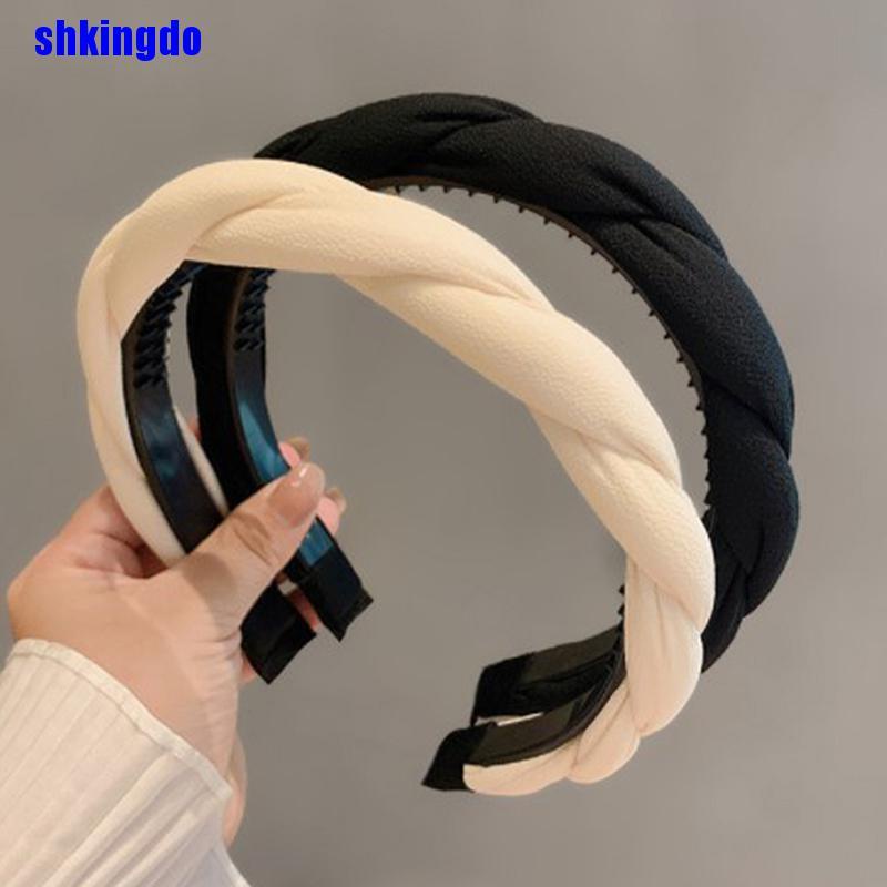 Cài tóc họa tiết xoắn màu trơn thiết kế thời trang