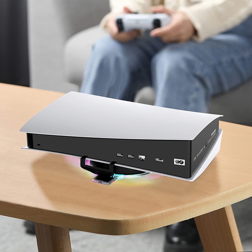 Đế Sạc Đứng Cho Playstation 5 PS5 RGB Với 4 Chế Độ Chiếu Sáng