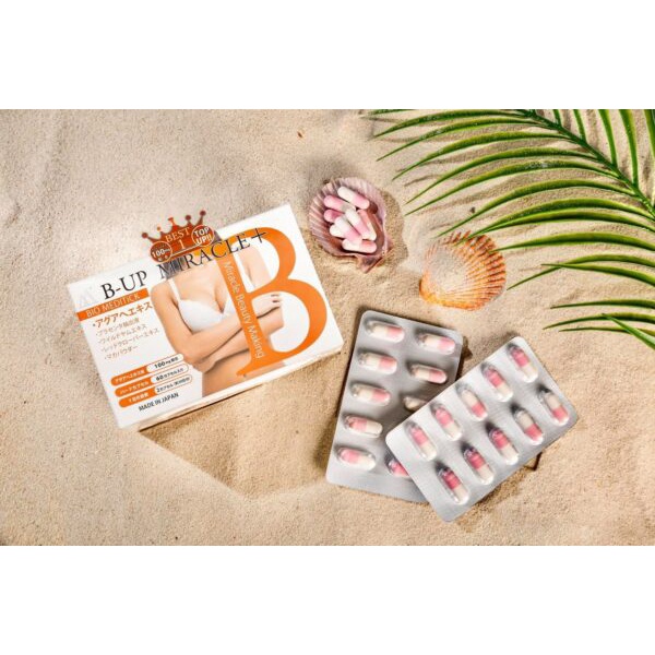 Viên uống B-Up Miracle tăng kích thước vòng 1 và vòng 3