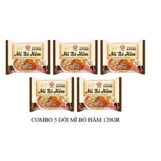 Combo 5 gói mì bò hầm 120gr