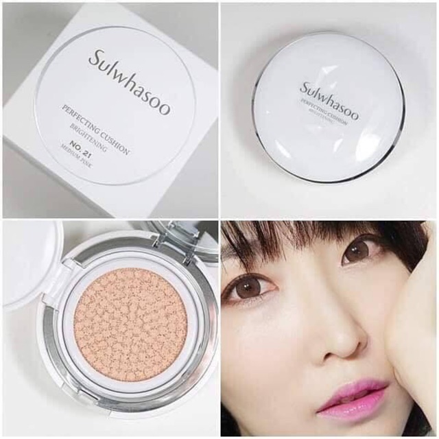 Phấn Nước Dưỡng Trắng Che Phủ Sulwhasoo Perfecting Cushion Brightening