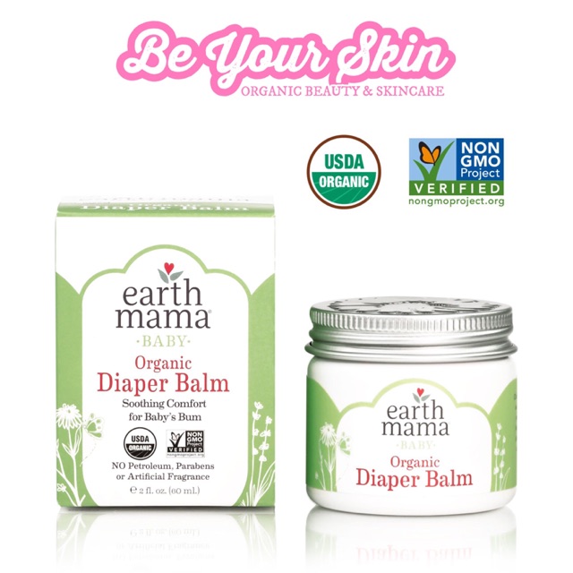 Kem hăm hữu cơ Earth Mama Organic Diaper Balm - 60ml