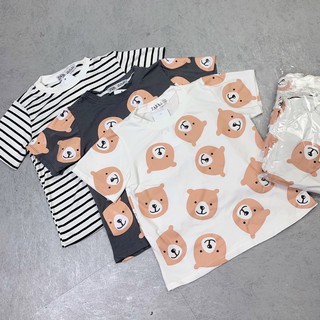 SET 3 ÁO PHÔNG GẤU CHO BÉ COTTON