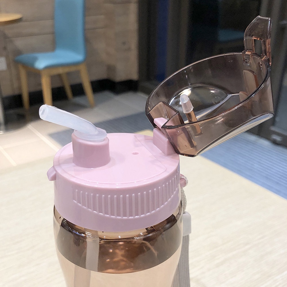 Bình Nước Thể Thao 580ml Kèm Ống Hút Nhựa JP5