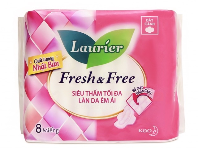 Băng vệ sinh laurier fresh & free