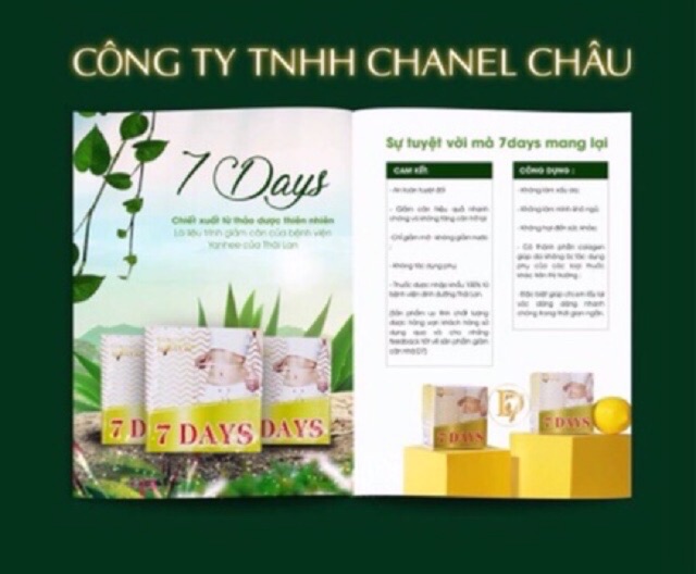 Liệu trình viên 7 ngày dáng đẹp (yahee)