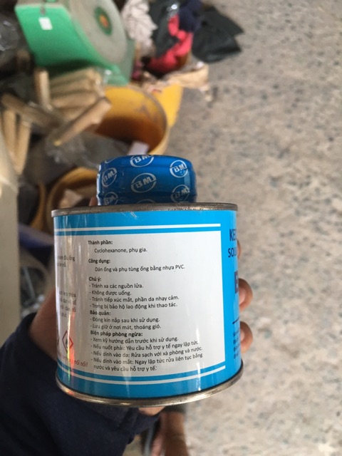 Keo dán ống nhựa pvc 200g BM