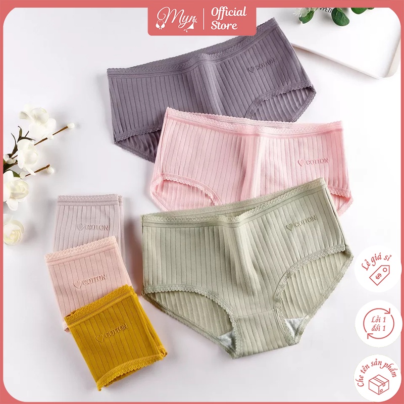 [Mã 12FASHIONSALE1 giảm 10K đơn 50K] QUẦN LÓT NỮ COTTON THỜI TRANG THOÁNG KHÍ CHỐNG VI KHUẨN