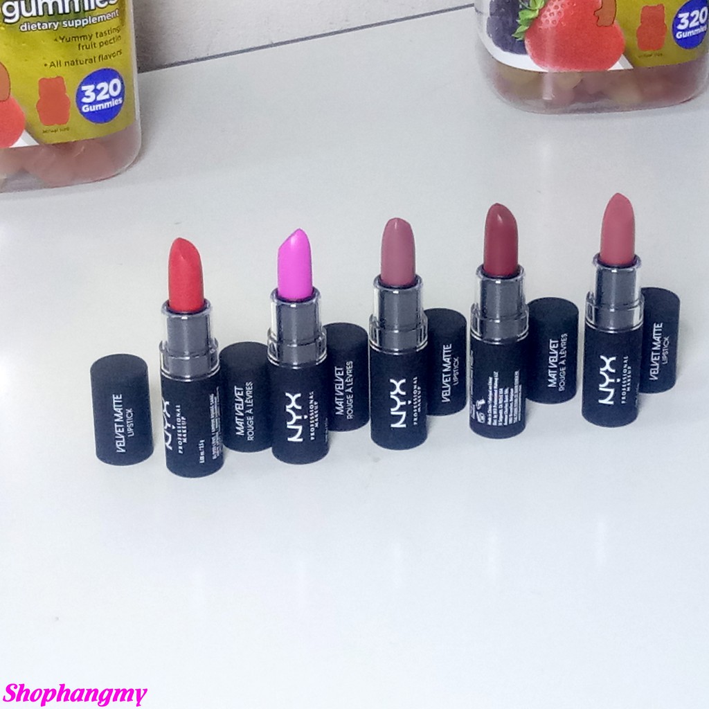 Son thỏi lỳ NYX Professinal makup velvet matte