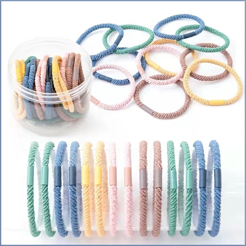 Dây Buộc Tóc Cao Su Co Giãn Không Đau Thời Trang Hàn Quốc Cho Nữ