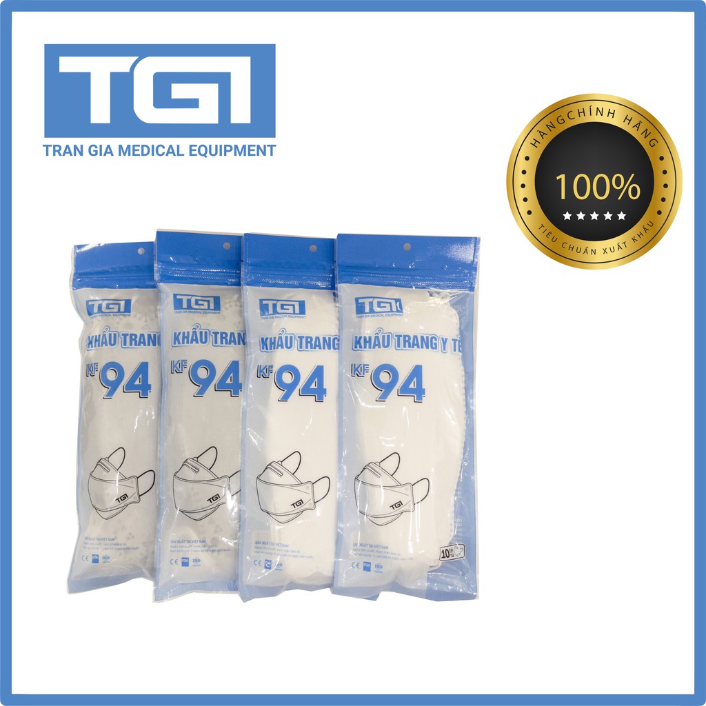 KHẨU TRANG Y TẾ TGI KF94 - CHÍNH HÃNG 1 BỊCH 10 CÁI | BigBuy360 - bigbuy360.vn