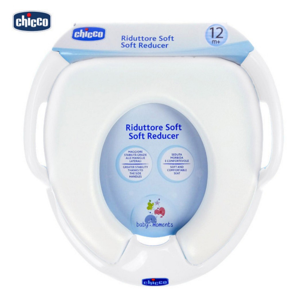 Bệ thu nhỏ bồn cầu Chicco cho bé - bệ ngồi toilet chicco