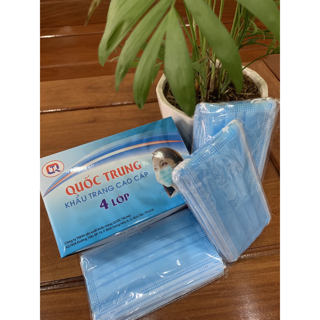 [SALE SỐC] KHẨU TRANG Y TẾ 4 LỚP - HỘP 50 CÁI