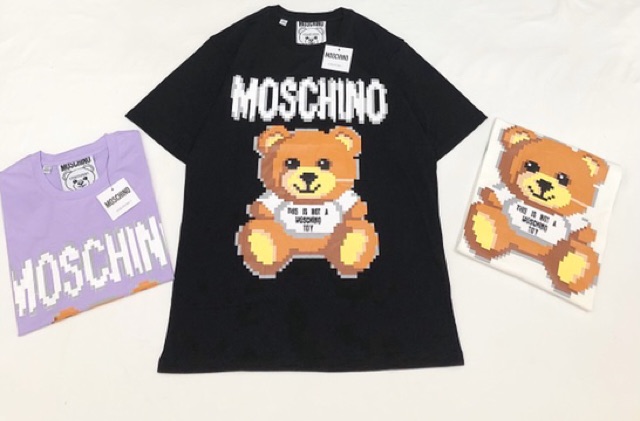 Áo gấu moschino oversize