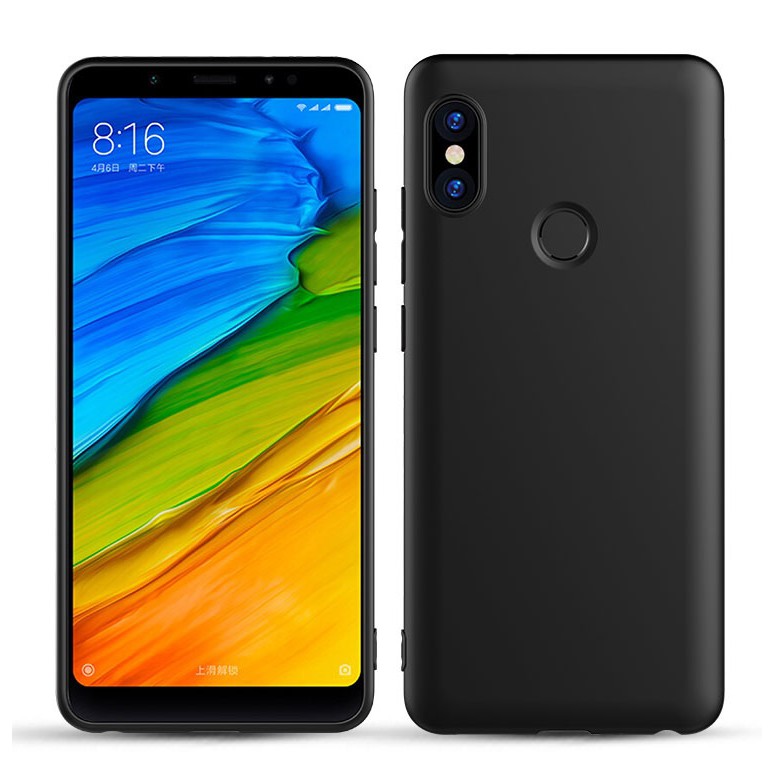 Ốp lưng silicon màu đen Xiaomi Mi8, Mi8 SE