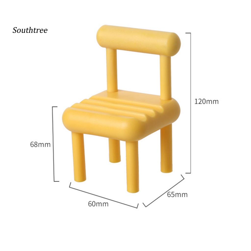 Giá Đỡ Điện Thoại Hình Ghế Xếp Gọn Nhẹ Hỗ Trợ Xem TV