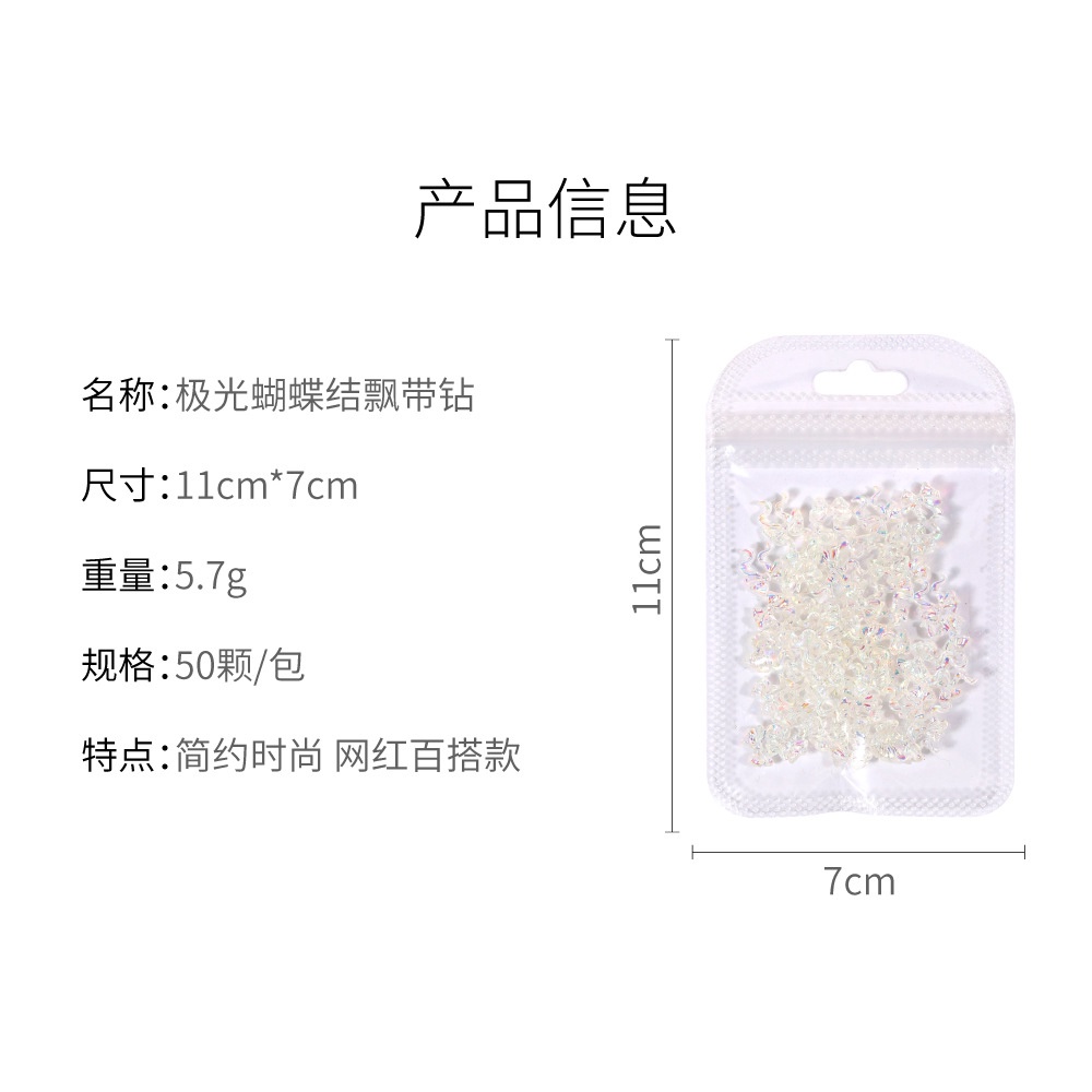 Hạt Đá Đính Móng Tay Hình Nơ Xinh Xắn