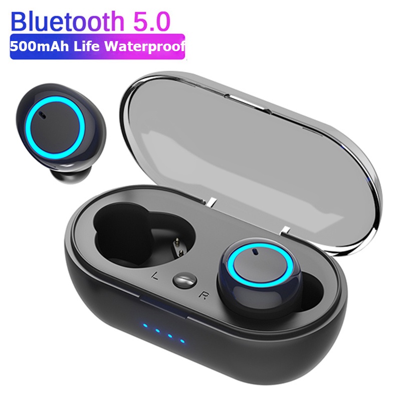 Tai nghe không dây Vitog Y50 TWS 9D Bluetooth chống nước có micro phong cách thể thao