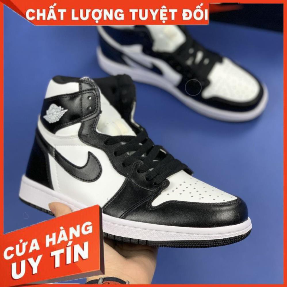 [ FREESHIP –BẢO HÀNH 1 NĂM] GIÀY SNEAKER NAM NỮ JORDAN CAO CỔ ĐEN TRẮNG HOT TREND