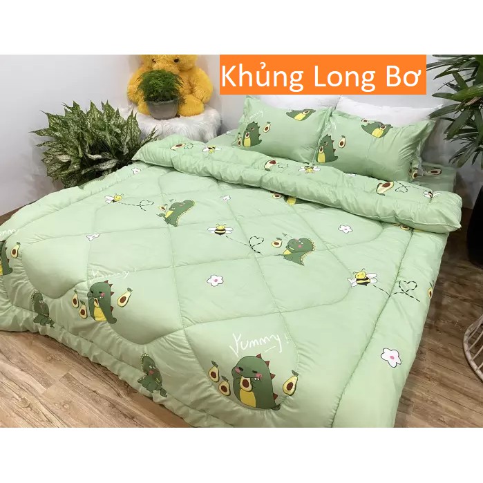 [ĐẸP XUẤT SẮC] Chăn phao Mẫu Gấu vàng Chất Poly cotton Đẹp (Xem video )