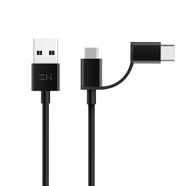 [Hỏa Tốc HCM] Cáp 2-in-1 ZMI Micro USB – Type-C ( 30cm - al 511 &amp; 1m- al 501 )