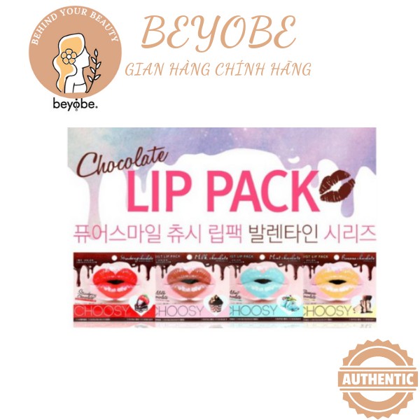 [SẴN-GOM SALE] MẶT NẠ DƯỠNG HỒNG MÔI CHOOSY- CHOCOLATE VERSION +PEARL VERSION