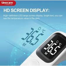 Nhiệt kế điện tử hồng ngoại đo trán Sinocare R1D1 - Thương hiệu Đức