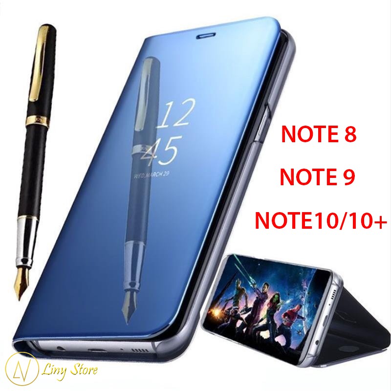 Bao da tráng gương cho Samsung Galaxy Note 8 Note 9 Note 10 Note 10 Plus | BigBuy360 - bigbuy360.vn