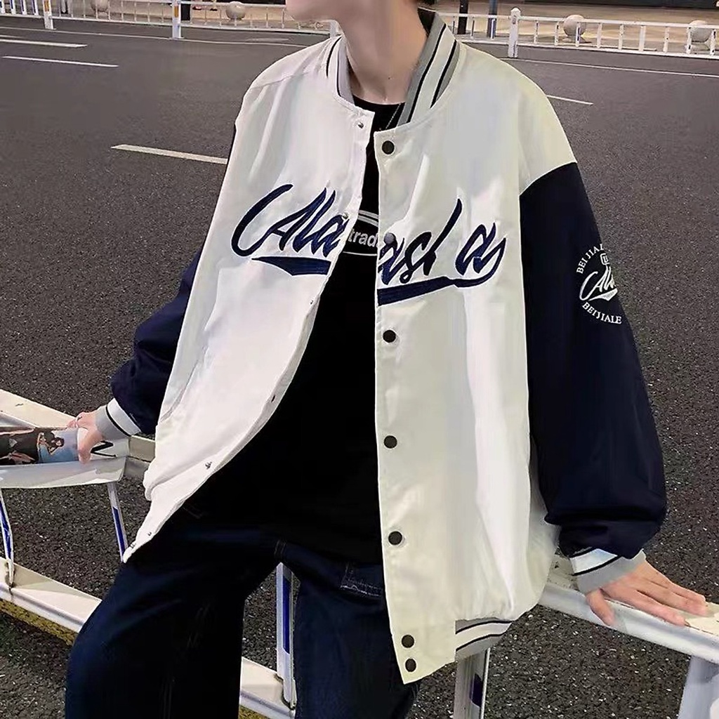 Áo Khoác Dù Bomber bóng chày Calaska Ulzzang 2 lớp Siêu Hot mới ra lò