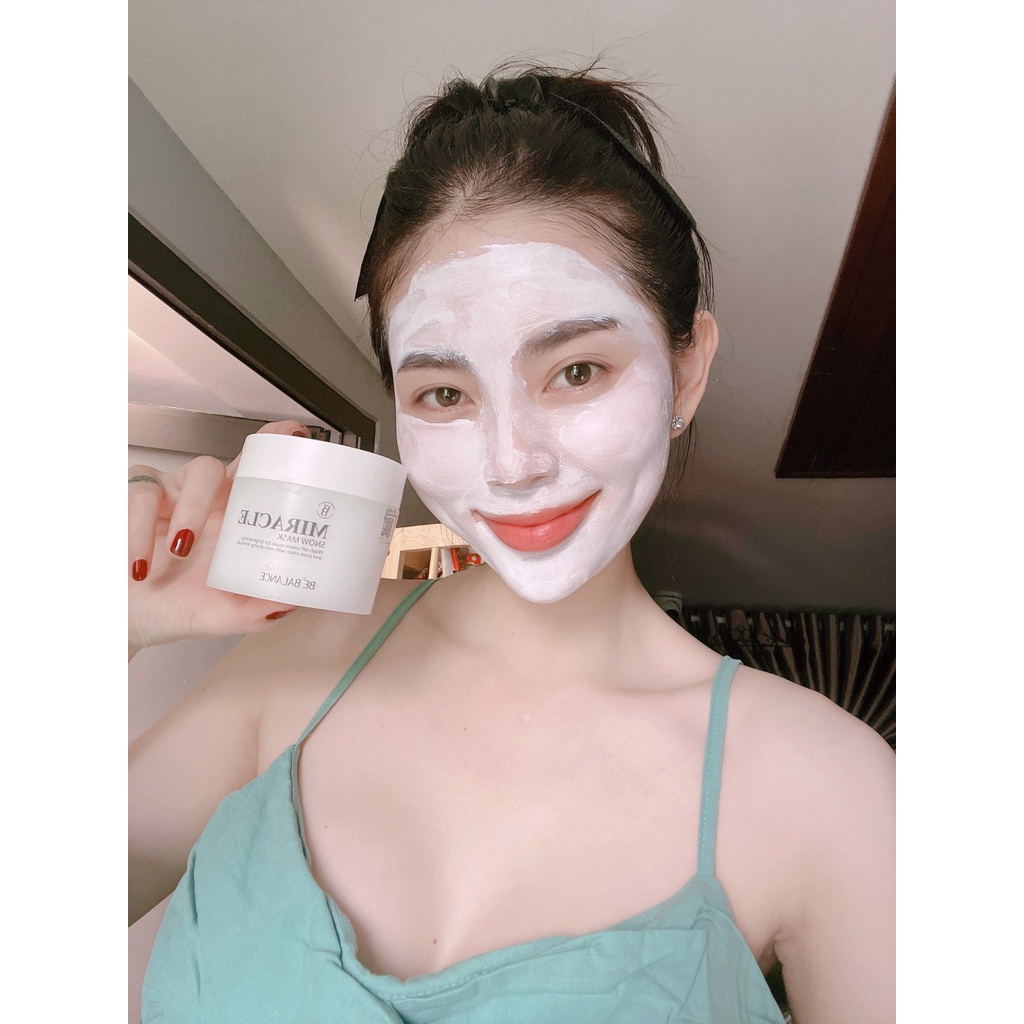 BEBALANCE Mặt Nạ Ủ Trắng SNOW MASK