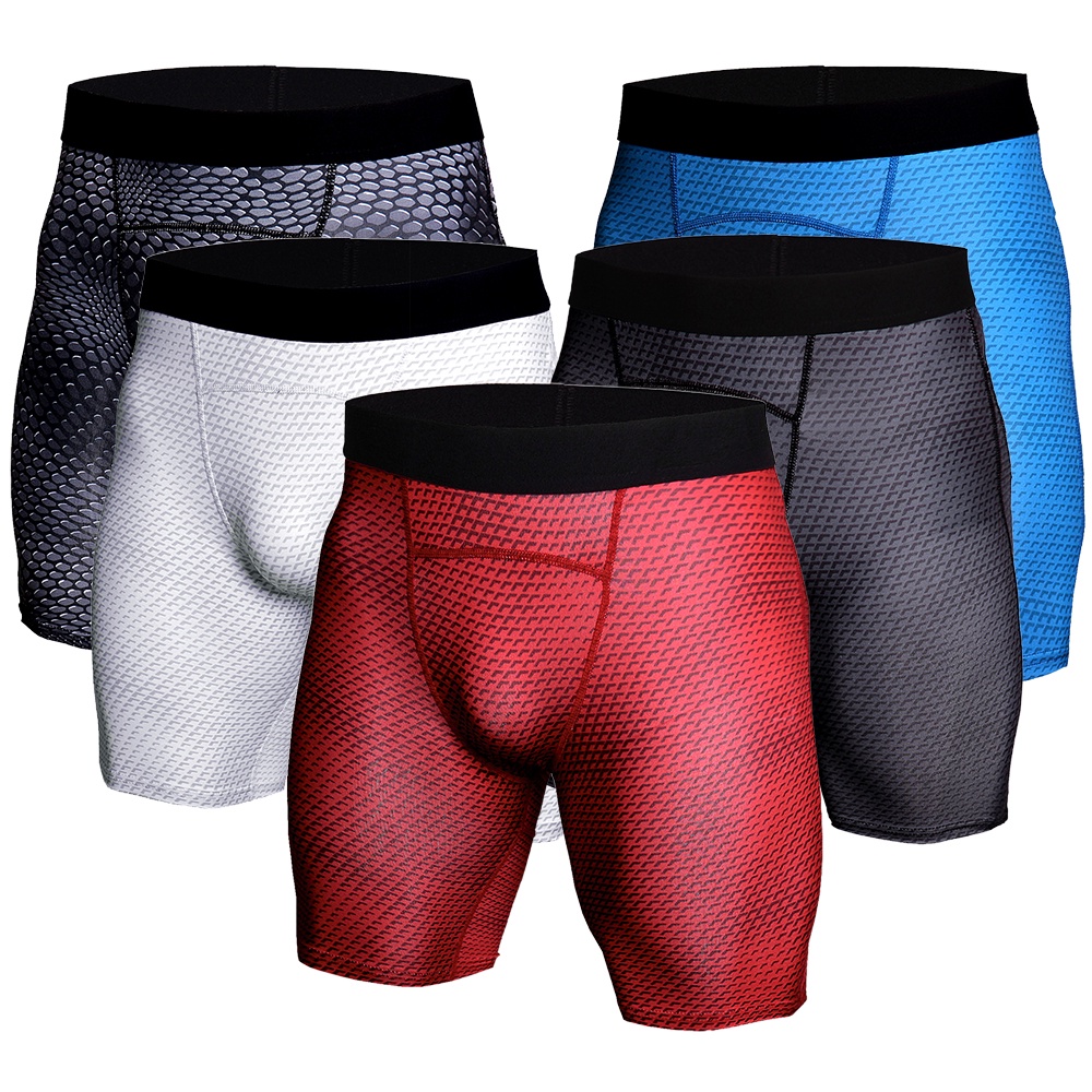 Quần legging thể thao họa tiết da rắn thời trang cho nam