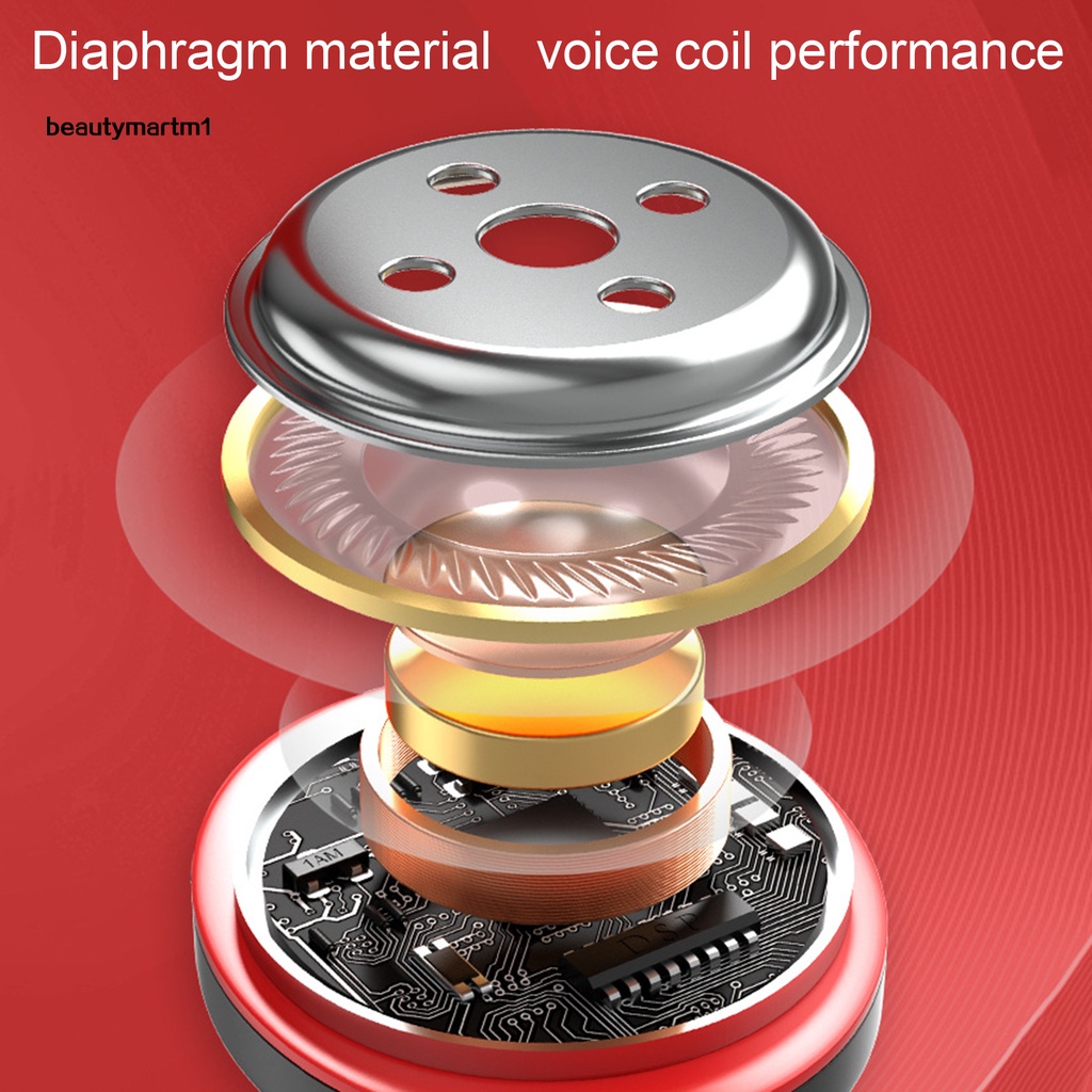 Tai Nghe Bluetooth Không Dây Beautymartm1 Có Đèn LED Hình Tai Quỷ Dễ Thương