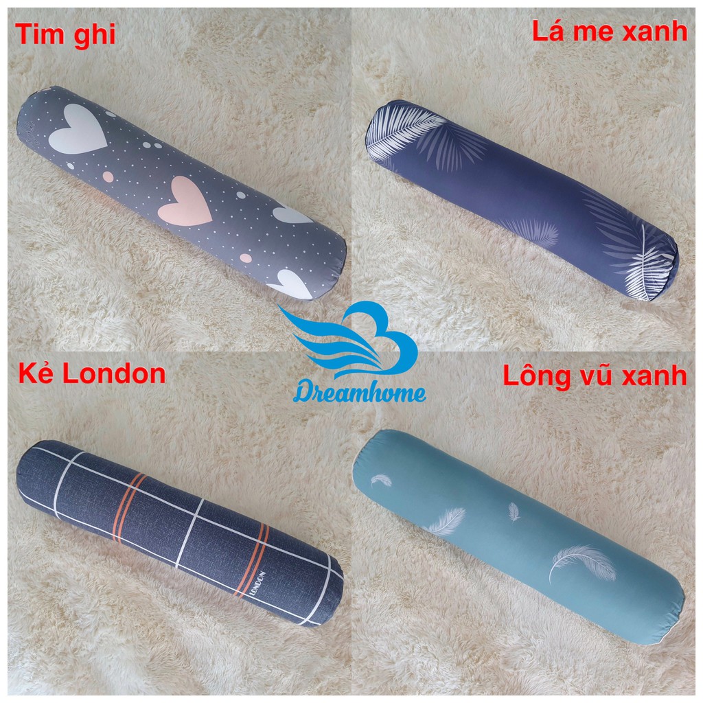 Vỏ gối ôm 100% Cotton cao cấp có khóa kéo 30x95 cm | BigBuy360 - bigbuy360.vn