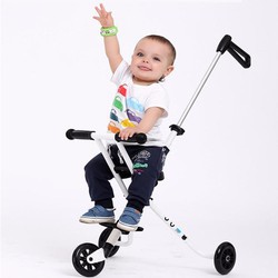 XE ĐẨY SIÊU THỊ 3 BÁNH GẤP GỌN CHO BÉ
