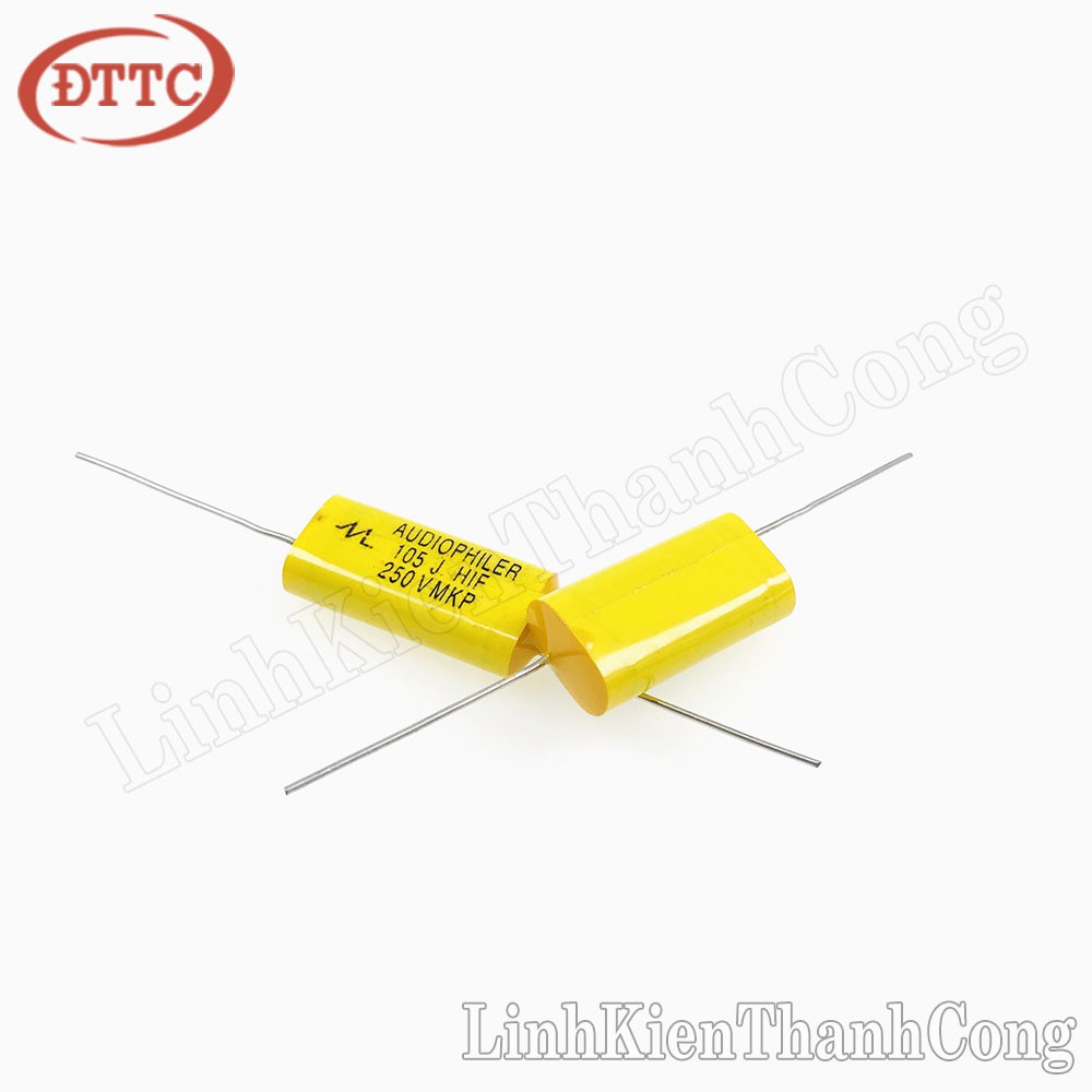 Tụ AUDIOPHILER  1uF 250V 105J Màu Vàng